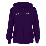 Baltimore Ravens Stadium Rally Full Zip Hoodie Purple