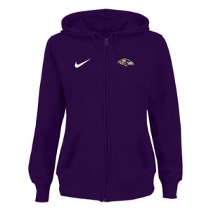 Baltimore Ravens Stadium Rally Full Zip Hoodie Purple