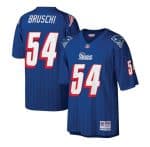New England Patriots Active Custom Royal Mitchell Nes Stitched Jersey