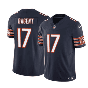 Chicago Bears #17 Tyson Bagent Navy 2023 F.U.S.E. Vapor Untouchable Limited Stitched Jersey