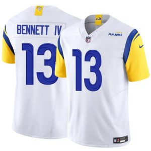 Los Angeles Rams #13 Stetson Bennett IV White 2024 F.U.S.E. Vapor Untouchable Football Stitched Jersey