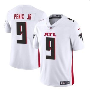 Atlanta Falcons #9 Michael Penix Jr White 2024 Draft Vapor Untouchable Limited Stitched Jersey