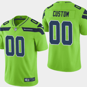 Seahawks Customized Green Vapor Untouchable Limited Stitched Jersey