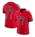 Tennessee Titans #77 Taylor Lewan Red Inverted Legend Stitched Football Jersey