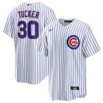 Chicago Cubs #30 Kyle Tucker White 2024 Cool Base Stitched Jersey
