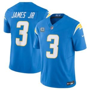 Los Angeles Chargers #3 Derwin James Jr. Blue 2024 F.U.S.E. With 4-Star C Patch Vapor Limited Stitched Jersey