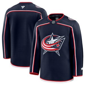Columbus Blue Jackets Blank Navy 2024-25 Home Stitched Jersey