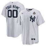 New York Yankees Custom White 2024 World Series Cool Base Stitched Jersey