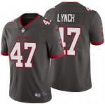 Tampa Bay Buccaneers #47 John Lynch 2020 Grey Vapor Untouchable Limited Stitched Jersey