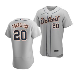 Detroit Tigers #20 Spencer Torkelson Gray Flex Base Stitched Jersey