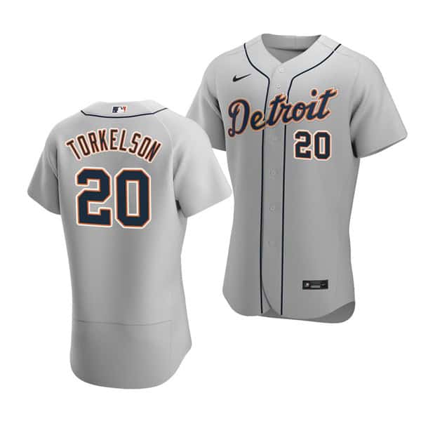 Detroit Tigers #20 Spencer Torkelson Gray Flex Base Stitched Jersey
