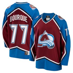 Colorado Avalanche #77 Ray Bourque Red Stitched Jersey