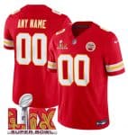 Kansas City Chiefs Custom Red F.U.S.E. 2025 Super Bowl LIX Patch Vapor Untouchable Limited Stitched Jersey