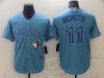 Toronto Blue Jays #11 Bo Bichette Light Blue Stitched Cool Base Nike Jersey