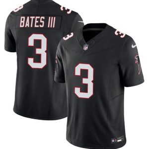 Atlanta Falcons #3 Jessie Bates lll Black 2025 Draft F.U.S.E. Vapor Untouchable Limited Football Stitched Jersey