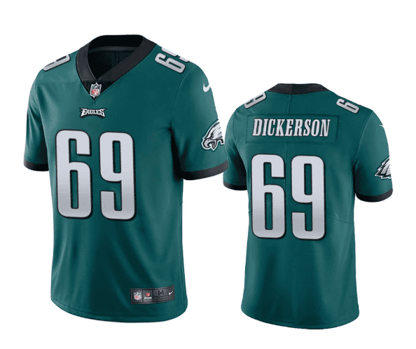 Philadelphia Eagles #69 Landon Dickerson Green Vapor Untouchable Limited Stitched Jersey