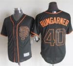 Giants #40 Madison Bumgarner Black Alternate New Cool Base Stitched Jersey