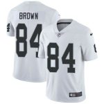 Raiders #84 Antonio Brown White Vapor Untouchable Limited Stitched Jersey