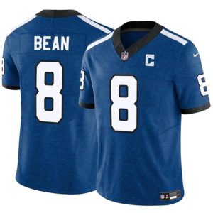 Indianapolis Colts #8 Jason Bean Blue 2024 F.U.S.E. Throwback Vapor Limited Stitched Jersey