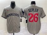 Minnesota Twins #26 Max Kepler Gray Cool Base Stitched Jersey