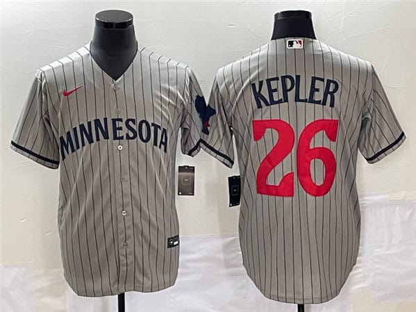 Minnesota Twins #26 Max Kepler Gray Cool Base Stitched Jersey