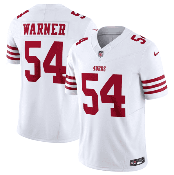 San Francisco 49ers #54 Fred Warner White 2023 F.U.S.E. Vapor Untouchable Limited Stitched Jersey