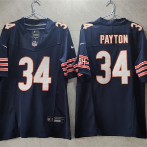 Chicago Bears #34 Walter Payton Navy 2023 F.U.S.E. Vapor Untouchable Limited Stitched Jersey
