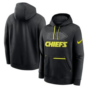 Kansas City Chiefs Black Volt Pullover Hoodie