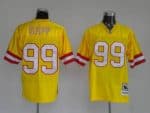 Mitchell And Ness Buccaneers Active Custom Stitched 1996 Dark Yellow Jersey