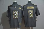 Baltimore Ravens #8 Lamar Jackson Black Jesus Faith Edition Stitched Limited Jersey