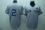 Yankees #2 Derek Jeter Grey GMS The Boss Stitched Jersey