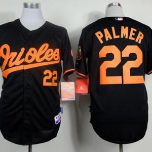 Orioles #22 Jim Palmer Black Cool Base Stitched Jersey