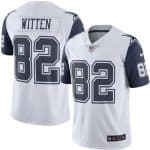 Cowboys #82 Jason Witten White Stitched Limited Rush Nike Jersey