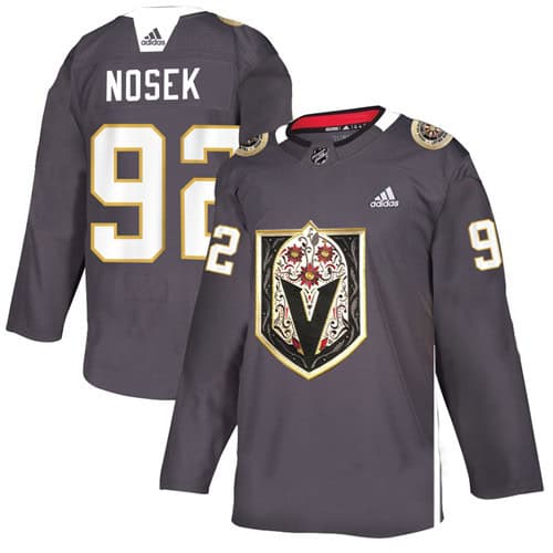 Vegas Golden Knights #92 Tomas Nosek Grey Latino Heritage Night Stitched Jersey