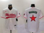 Philadelphia Phillies Phanatic White Red Cool Base Stitched Jersey