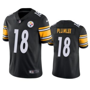 Pittsburgh Steelers #18 John Rhys Plumlee Black Vapor Untouchable Limited Stitched Jersey
