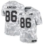 Buffalo Bills #86 Dalton Kincaid 2024 F.U.S.E. Arctic Camo Salute To Service Limited Stitched Jersey