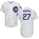 Cubs #27 Addison Russell White Flexbase Authentic Collection Stitched Jersey