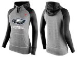 Nike Philadelphia Eagles Performance Hoodie Grey Black_1