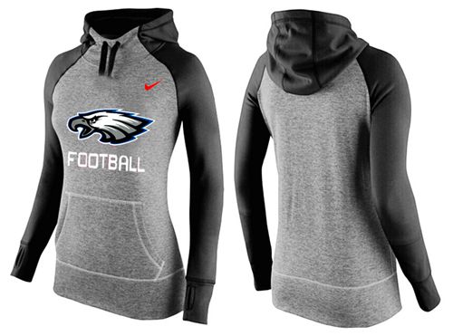 Nike Philadelphia Eagles Performance Hoodie Grey Black_1