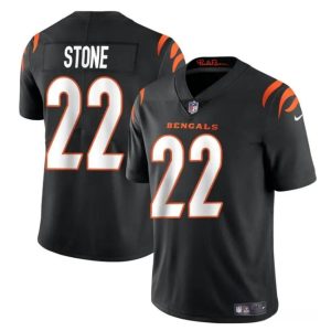 Cincinnati Bengals #22 Geno Stone BLack Vapor Untouchable Limited Stitched Jersey