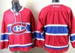 Canadiens Blank Stitched Red New CH Jersey