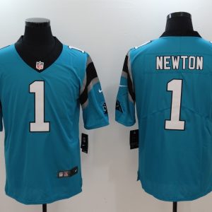 Carolina Panthers# 1 Cam Newton Blue Vapor Untouchable Player Limited Jersey