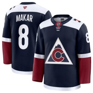 Colorado Avalanche #8 Cale Makar Navy 2024-25 Alternate Stitched Jersey
