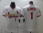 Cardinals #1 Ozzie Smith White Stitched Jersey