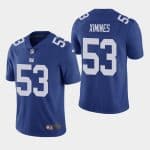 Giants #53 Oshane Ximines Blue Vapor Untouchable Limited Stitched Jersey