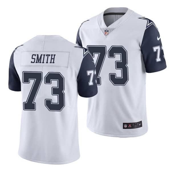Dallas Cowboys #73 Tyler Smith White Color Rush Limited Stitched Jersey