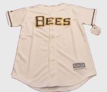 Salt Lake Bees Blank Cream Stitched Jersey
