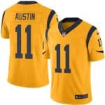 Rams #11 Tavon Austin Gold Stitched Limited Rush Nike Jersey