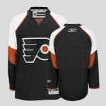 Flyers Blank Stitched Black Jersey